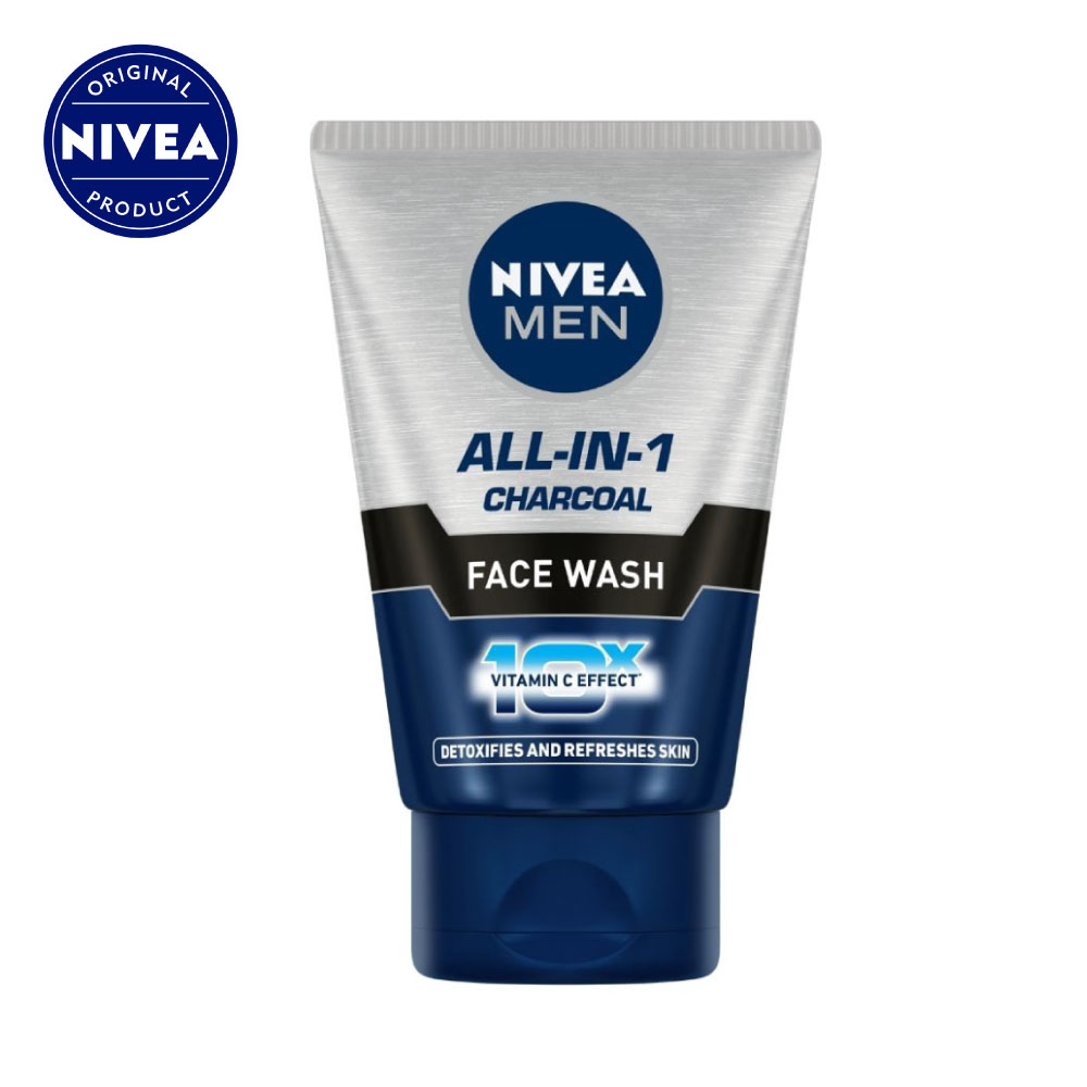 NIVEA MEN All-in-1 Charcoal Face Wash Hover Image