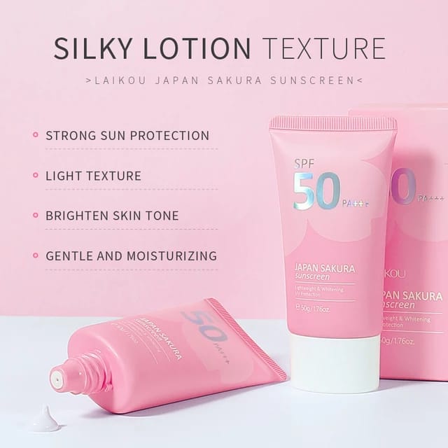 Laikou Japan Sakura SPF50 PA+++ Sunscreen Hover Image