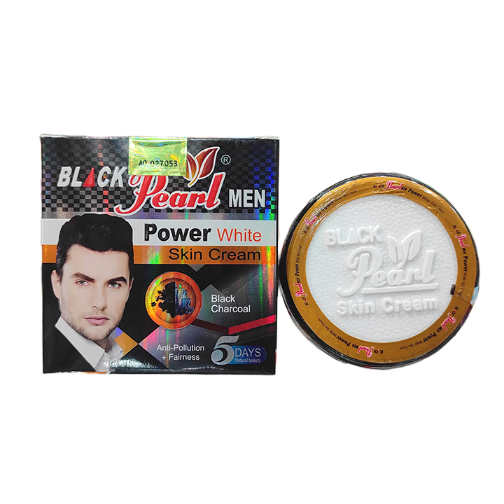 Black Pearl Power Whitening Cream for Men Hover Image