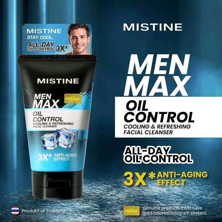 Mistine Men Max Oil Control Cleanser 100ml Hover Image