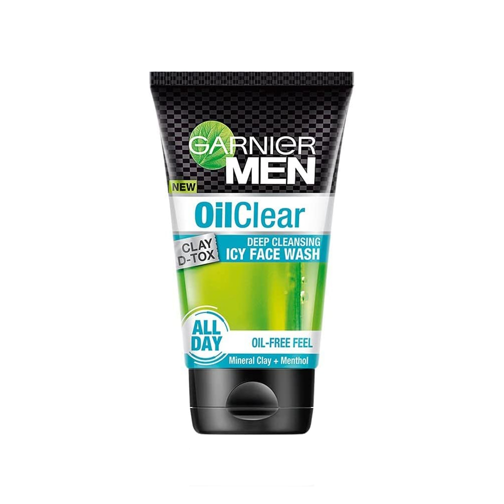 Garnier Men Oil Clear Clay Face Wash 100g Garnier Men Oil Clear Clay Face Wash 100g Main Image