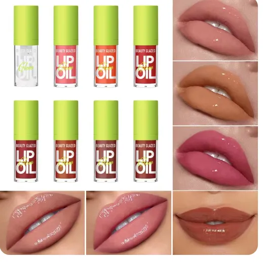 Beauty Glazed Glow Lip Oil Hydrating Shine Main Image