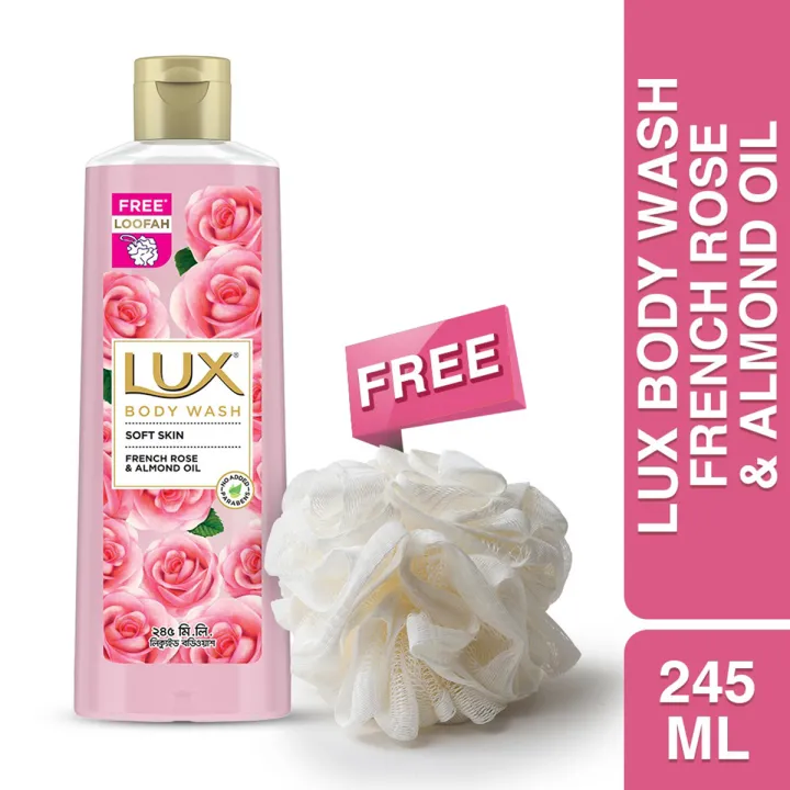 Lux French Rose & Almond Body Wash 245ml Main Image