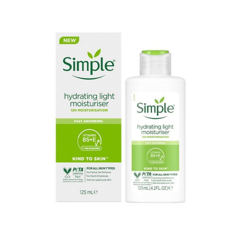 Simple Kind to Skin Hydrating Light Moisturiser Size: 125ml Main Image